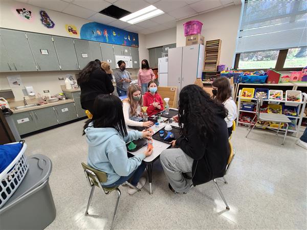 Child Development Halloween sensory bottles.